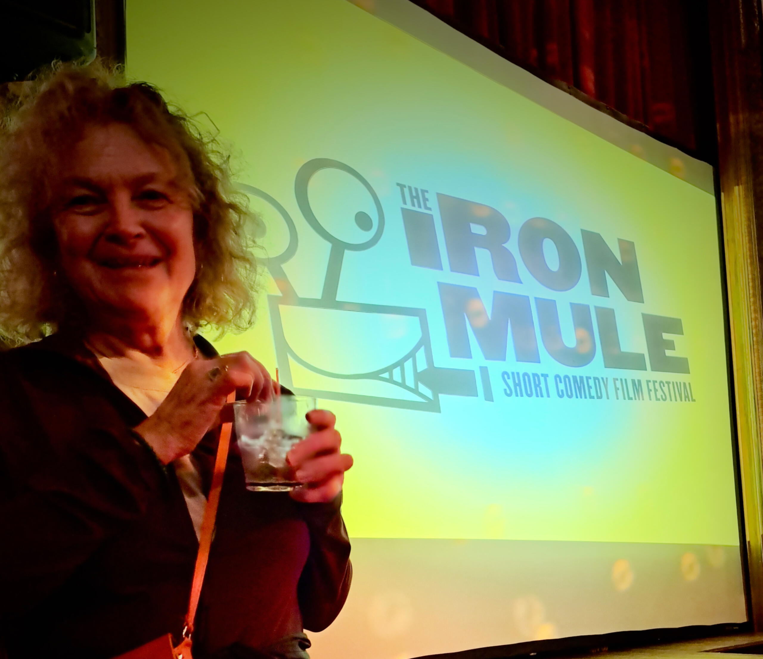 Laurence Arcadias at the Irone Mule Festival in NYC